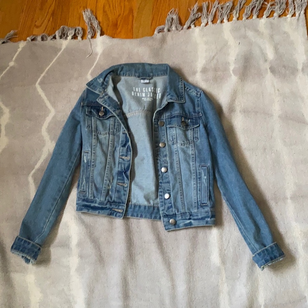 Size 2 Cropped Jean Jacket